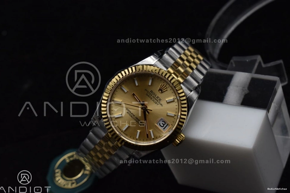 Stick 278273 GSF Steel 31 Bracelet 316L Breathable Gold President DateJust 549 On Dial Ladies YG Markers 0114
